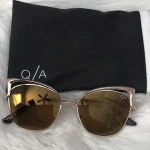 Quay Australia Lana Gold Sunglasses